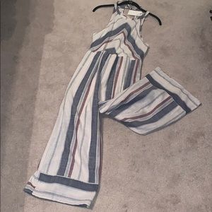 By Together Striped Jumpsuit (Size S)